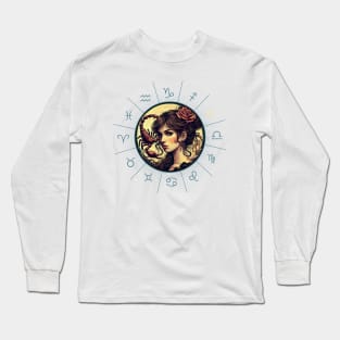 ZODIAC Scorpio - Astrological SCORPIO - SCORPIO - ZODIAC sign - Van Gogh style - 12 Long Sleeve T-Shirt